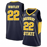 Murray State Racers 22 Brion Whitley Navy College Basketball Jersey Dzhi,baseball caps,new era cap wholesale,wholesale hats